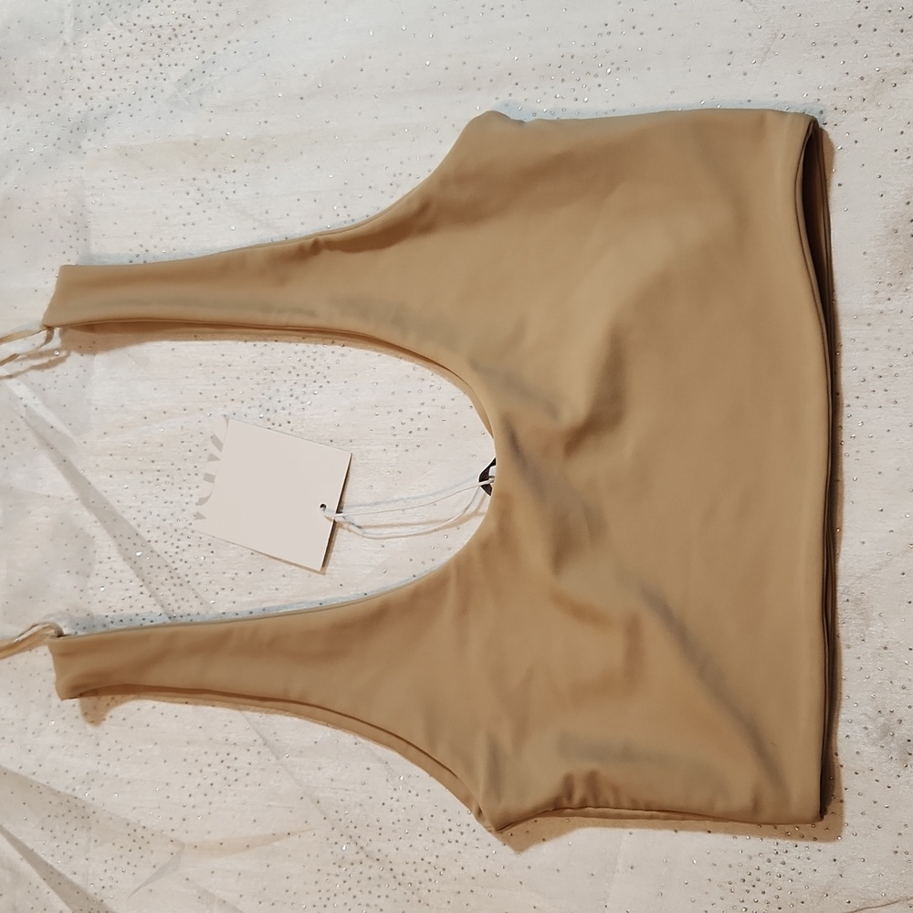 Zara dual lined bralette crop top size S - Picture 2 of 4